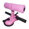 thumbnail image 1 of Barra para sentarse, barra para abdominales, altura ajustable, antideslizante, máquina de abdominales portátil, equipo de entrenamiento para gimnasio, Rosa, 1 of 8