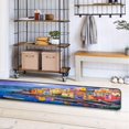 thumbnail image 6 of FREEAM Oil Painting Village Runner Rug - 24"x72" Ultra Soft Non-Slip Floor Mat Washable Area Rugs for Kitchen Bathroom Entry Home Decor, 6 of 7
