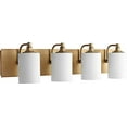 thumbnail image 1 of Quorum 5009-4-80 Transitional Four Light Vanity, Brass-Antique, 1 of 3