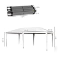 thumbnail image 3 of 10x20 Pop Up Canopy Gazebo - Outdoor Party Tent with Carry Bag - White UV Sun Protection - Adjustable Steel Frame - Large Shade for Events & Weddings, 3 of 9