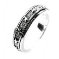 thumbnail image 4 of Sterling Silver Star Spinner Motion Band Ring, 4 of 4
