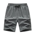 thumbnail image 5 of Kcolen Mens Shorts Casual Men's Baggy Sweat Shorts Relaxed Fit Elastic Waist Streetwear Summer Drawstring Casual Shorts, 5 of 6