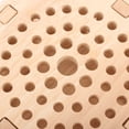 thumbnail image 4 of 1Set Wooden Holding Organizer Leather Tool Storage Box Octagonal Shape For Professional Storage Workbench Organization, 4 of 4