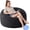 Grey, variant on Large Bean Bag Chairs for Teens, 4FT Bean Bag with Memory Foam Filling, Bean Bag Chairs with Plush Microfiber Removable Cover, Cozy Sofa for Reading, Gaming