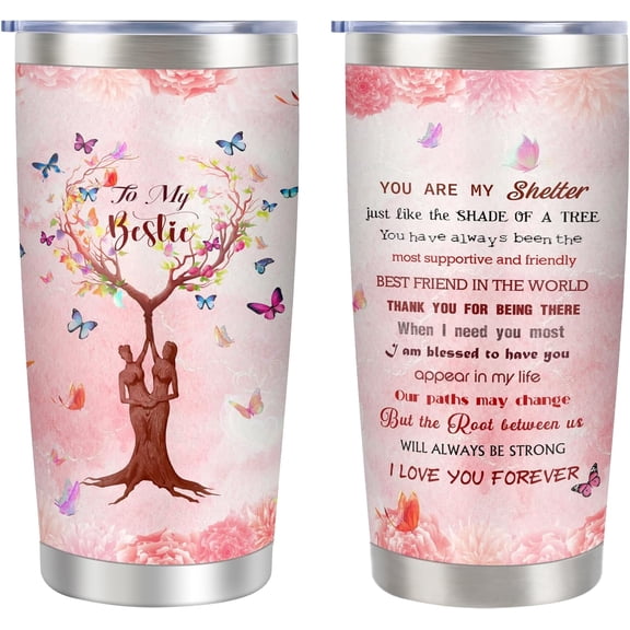 Best Bestie Birthday Gifts for Friends Female Gifts for Friends Women Birthday Gifts for Friend Friendship Gifts for Women Friends Best Friend Birthday Gifts Ideas Tumbler for Bestie