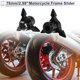 thumbnail image 2 of Protector de choque de marco de motocicleta de aleación de aluminio y plástico Unique Bargains 0.59" 2 Pcs 2.99" 2.05" Negro, 2 of 7