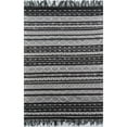 thumbnail image 5 of Momeni  Otto Handwoven Geometric Black Indoor/Outdoor Rug 3'9" X 5'9" 4' x 6', 5 of 5