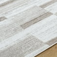 thumbnail image 6 of Hauteloom Vasso Living Room, Bedroom Area Rug - Contemporary - Light Silver, Warm Gray, Metallic Silver - 5'3" x 7'3", 6 of 6