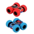 thumbnail image 2 of Back Pull Toys Truck Cars Friction 2PC Inertance Powered Double-Sided Vehicles Car Model, 2 of 9