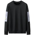 thumbnail image 1 of Gibobby Sudadera hombre Sudadera de Forro Polar con Cuello Redondo para Adultos(Negro,M), 1 of 2