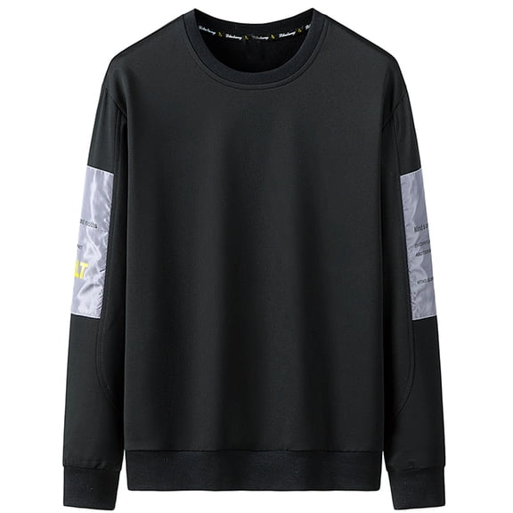 Vedolay Mens Sweatshirts 2023 Tie Dye Pullover Sweatshirts Black,3XL