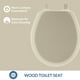 thumbnail image 2 of Asiento de inodoro Mayfair 841EC 006 Cameron de madera esmaltada duradera, 2 of 8