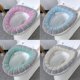 thumbnail image 1 of Pack of 4 Toilet Seat Covers Toilet Seat Cover Washable Toilet Seat Warmer Toilet Seat Pads Warmer, 1 of 5