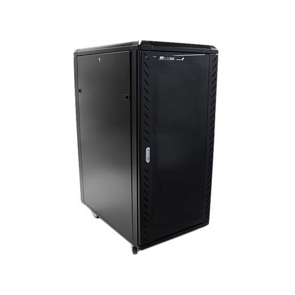 StarTech.com RK2536BKF 25U 36" Knock-Down Server Rack Cabinet with Casters