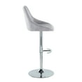 thumbnail image 2 of Lumisource Diana Set Of 2 Bar Stool With Chrome Finish BS-DIANACOR-RT2 CHRMGY2, 2 of 5