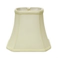 thumbnail image 1 of Cloth & Wire SI09908 Slant Cut Corner Rectangle Bell Softback Lampshade with Washer Fitter, Egg, 1 of 3