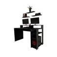 thumbnail image 1 of Escritorio Gamer Mesa para Computadora con Repisas DECOMOBIL  EscriGamerR-N, 1 of 4