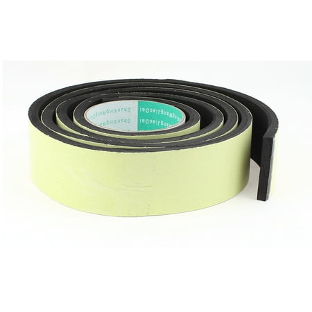 Unique Bargains 2M Long 50mm x 8mm Door Window Single Side Adhesive Foam Sealing Tape Strip
