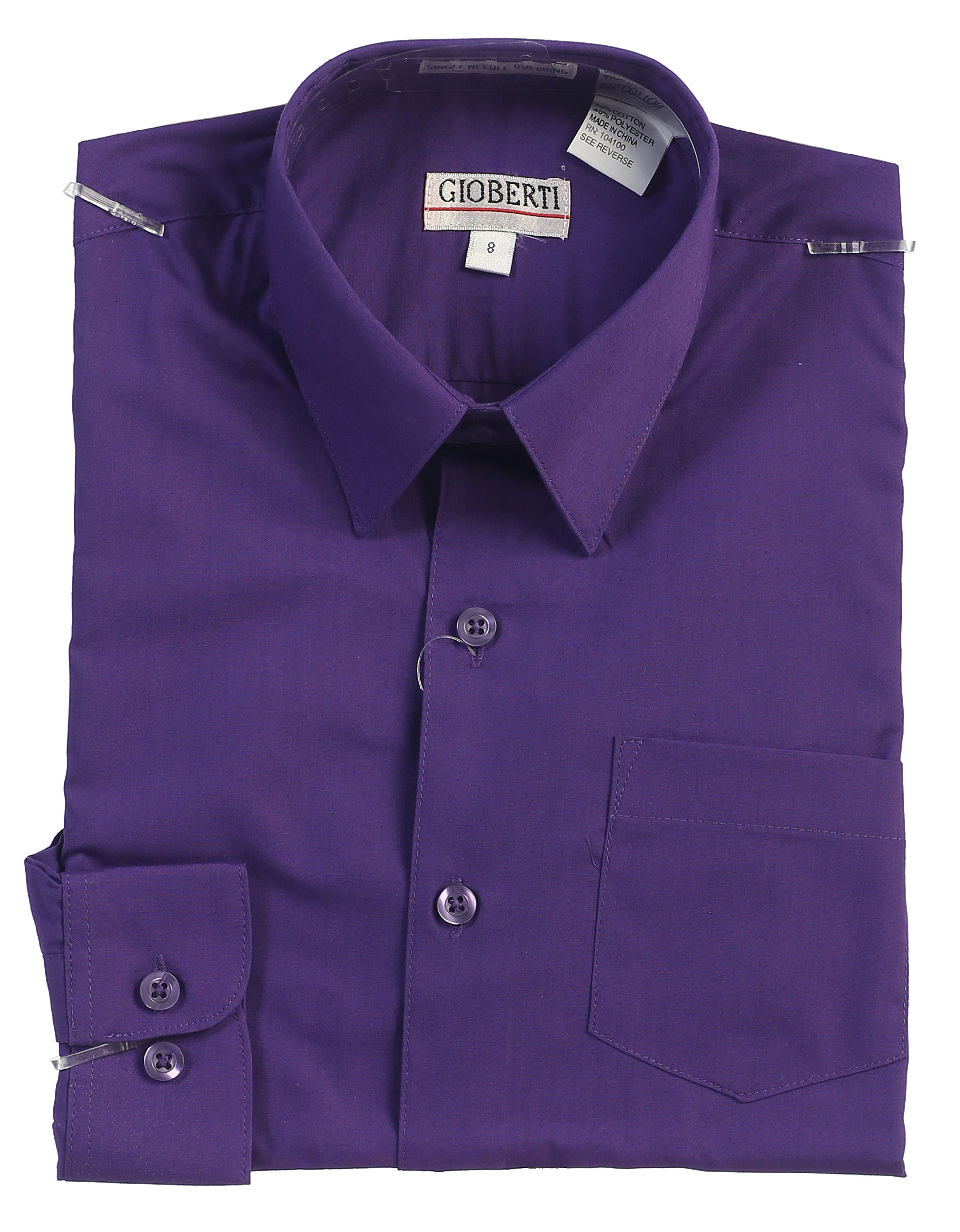 baby boy purple dress shirt
