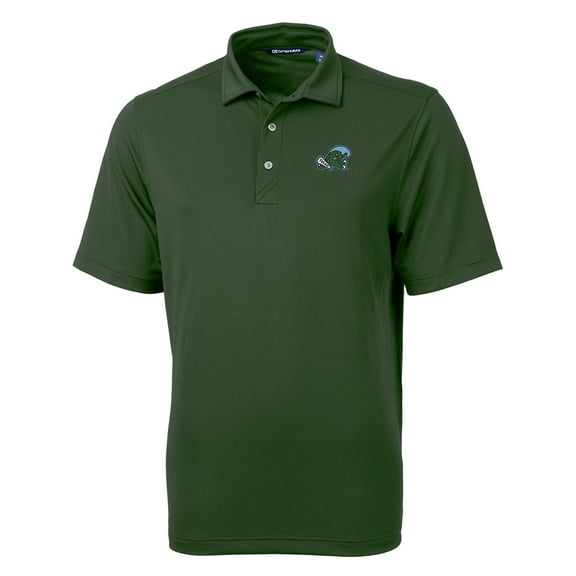 Men's Cutter & Buck Green Tulane Green Wave Big & Tall Virtue Eco Pique Recycled Polo