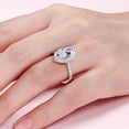 thumbnail image 4 of Oryn Jewelry 1.75 Ct Marquise Excellent Moissanite Ring - 14K White Gold Plated Anniversary Engagement Ring - Halo Solitaire Accent Wedding Ring for Her - Elegant Jewelry, 4 of 4