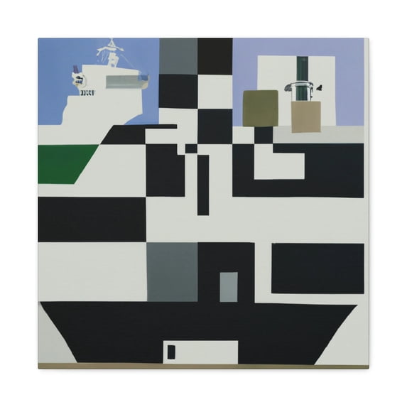 Battleship in Surreality - Canvas