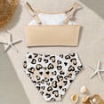 thumbnail image 6 of Ymyiu Baby Bikini Girls Tankini Swimsuit Two Piece Bathing Suit with Adjustable Strap Size 7-8 Years (Beige,7-8 Years), 6 of 6