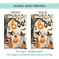 thumbnail image 6 of Halloween Boo House Flag Vertical Double Sided,Scary Pumpkin Ghost Spooky Dog 28 x 40 Inch Burlap Welcome Yard Flag for Halloween Farmhouse Holiday Yard Outdoor Decoration, 6 of 6