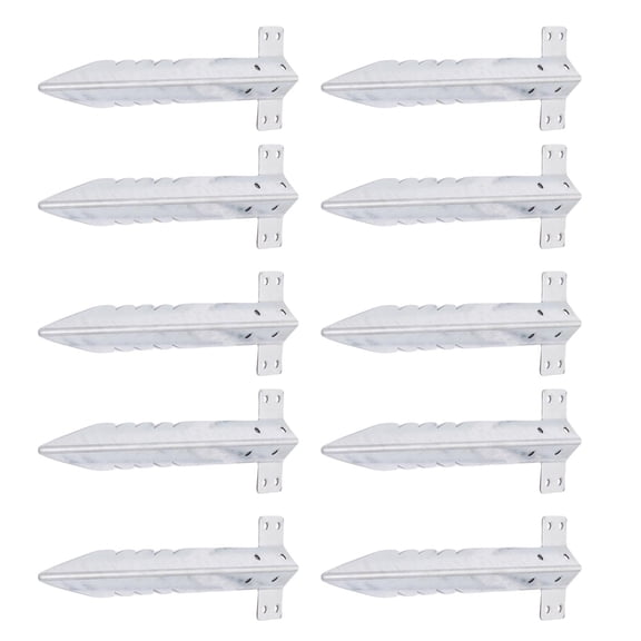 Soportes Para Traviesas De Ferrocarril, De Metal, Resistentes, Paquete De 10 Soportes Para Traviesas, Pequeños Para Jardineras