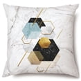 thumbnail image 1 of Peach Skin Geometric Abstract Landscape Pillowcase, Very Suitable For Sofa, Bedroom, Chair, Courtyard Decoration-week, 1 of 4