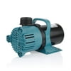 Alpine Corporation 1800 GPH Vortex Energy-Saving Pond Pump with Mesh Bag, Teal