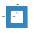 thumbnail image 3 of Bay Blue Acid Free 16x16 Picture Frame Mats with White Core Bevel Cut for 8x8 Pictures - Fits 16x16, 3 of 3