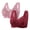 Pink, variant on Front Closure Bras for Women Bras for Women Pack 2-Pack Push up Bralette Wireless Plunging Retro Full Coverage Brassiere with Wide Straps Daisy Print Underwear for Ladies Running S Red