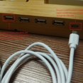thumbnail image 2 of Methold 2020 nuevo portátil 4 puertos USB estación de carga de bambú soporte de teléfono organizador de tabletas reloj Teléfono y Comunicación, 2 of 6