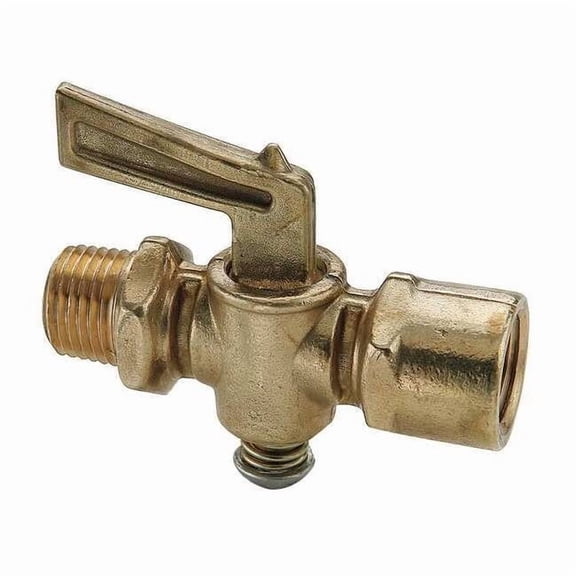 Parker Ground Plug Shutoff Cock Valve,1/4 In V402P-4-4