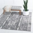 thumbnail image 1 of Unique Loom 3147190 8 x 8 ft. Depoe Portland Square Rug, Gray, 1 of 1