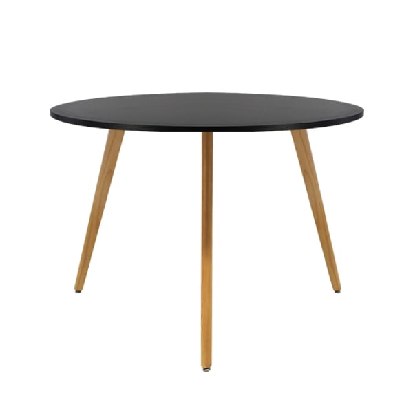 Mesa de Comedor Frankfurt circular Mundo In color Negro 100cm MUNDO IN Mesa Frankfurt-Eames Redonda