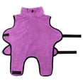 thumbnail image 2 of LSLJS Purple Absorbent And Dog Clothes 365 Grams Superfine Fiber Pet Bathrobe, Pet Costume, 2 of 4