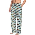 thumbnail image 6 of Cauagu Hand drawn tractors Mens Pajama Pants Sleep & Lounge Pants,PJ Bottoms with Pockets-XX-Large, 6 of 6