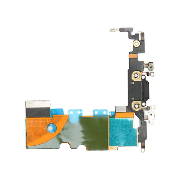 Cable flexible de carga USB, conector de puerto de carga de teléfono, reemplazo de cable flexible para reparación de iPhone 8, color negro