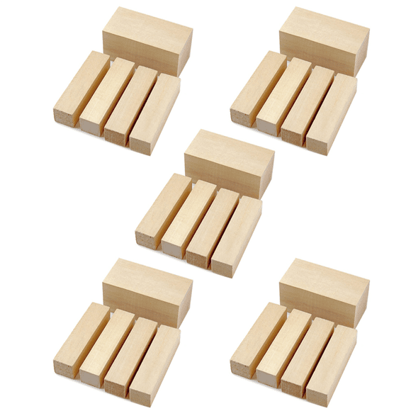25 Pcs Carving Wood Blocks Whittling Wood Blocks Basswood Carving Blocks Unfinished Set for Carving Beginners