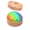 Dumpling:Colorful, variant on Axolotl Stress Ball, Soft TPR Slow Rising Squeeze Toys, Cute Axolotl Fidget Toys for Stress Relief, Anxiety Calming Sensory Toys for Ki ds Adults