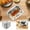 7.8 oz, variant on 50 Pack Disposable Aluminum Foil Pan 5" x 4" 7.8 oz Capacity Foil Food Containers with Strong Seal for Freshness & Spill Resistance/Meal Prep Freezer Drip Pans BBQ,Takeout
