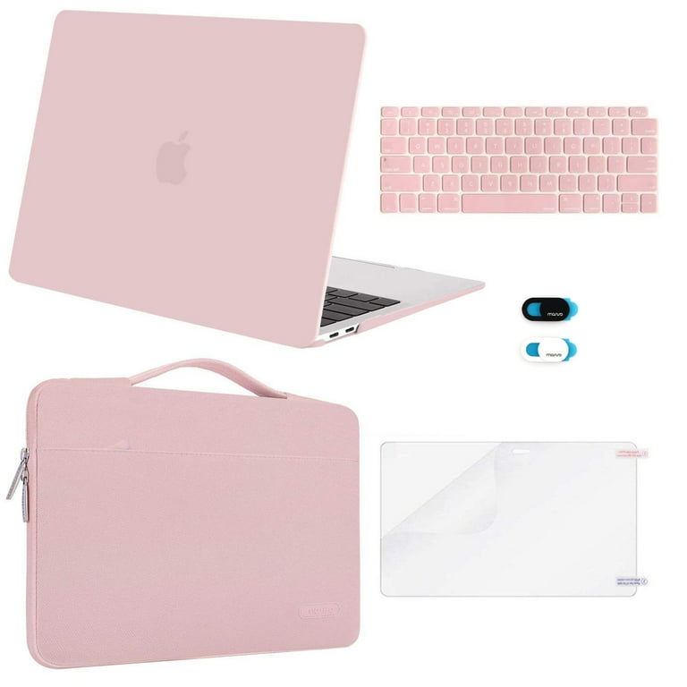 Mosiso 5 in 1 New Macbook Air 13 Inch Case A1932 2019 2018 Release, Hard  Case Shell Cover&Sleeve Bag for Apple MacBook Air 13'' with Retina Display 