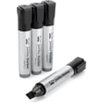 thumbnail image 1 of - Jumbo Permanent Markers, 4 Pack, Chisel Tip, Black, Thick, Large, Wide Tip, 1 of 6