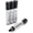 Black, variant on - Jumbo Permanent Markers, 4 Pack, Assorted Color, Chisel Tip, Wide Tip, Large, Thick Permanent Markers for Canvas, Posters Board, Fabric, Window, Glass, Wood, Waterproof, Quick Dry