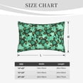 thumbnail image 4 of Sikiie Sea Turtle Print Plush Pillow Cover, Wrinkle-proof and Stain-resistant Pillow Protector without Pillow Core, Home Decoration-14"x20", 4 of 6