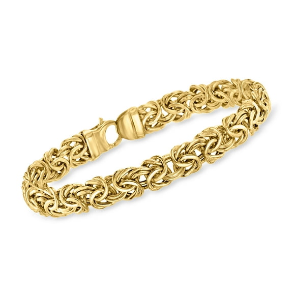 Ross-Simons 14kt Yellow Gold Byzantine Bracelet, Women's, Adult