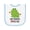 White and Light Blue, variant on Inktastic My Poppy Loves Me Grandson Frog Baby Terry Cloth Bib