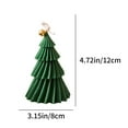 thumbnail image 3 of Holloyiver Christmas Scented Candle, Handmade Aroma Soy Wax Christmas Decorative Candle, Aesthetic Paraffin Candle for Table Photo Prop, Christmas Eve Party Decoration and Gift (Green-Tree), 3 of 7